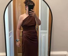 Brown maxi dress. Size M