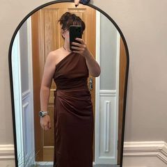 Brown maxi dress. Size M