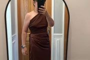 Brown Evening dress. Size M