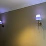 2 Brass Wall Lamps with Colour-Changing Rechargeable Bulbs (No Wiring Needed) Image 10