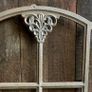 Cast Iron Farmhouse Garden Window  Antique-Style Stable Window for Wall or Garden (46 x 31 cm) Image 3