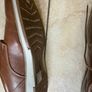 mens shoes lace up brown worn once Image 4
