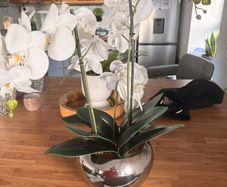 artificial flower pot
