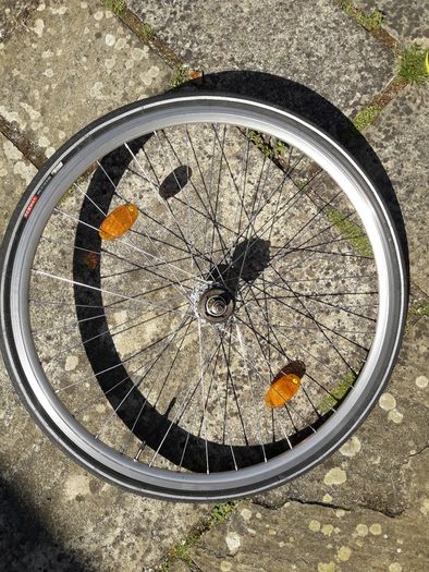 Miche Primato fixed track wheelset.