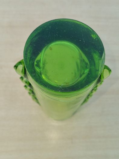 Polish art glass vase "Futura," designed by Erika Trzewik-Dorst.