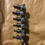 Electric Guitars Machine Head tuners 6 line chrome Jackson fender Stratocaster telecaster esp Ibanez electric guitars parts accessories Image 3