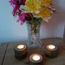 candle rustic tea light candle holder Image 4