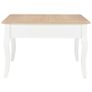 Coffee Table White 80x80x50 cm Wood Image 4