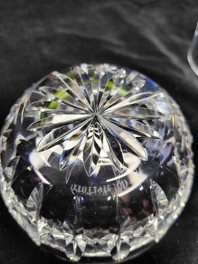 Vintage Waterford Crystal Creamer & Open Sugar Bowl Set