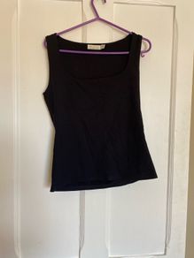 Zara black vest top
