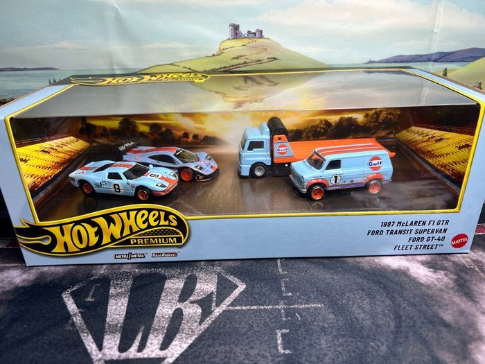 Diorama Gulf hot wheels premium