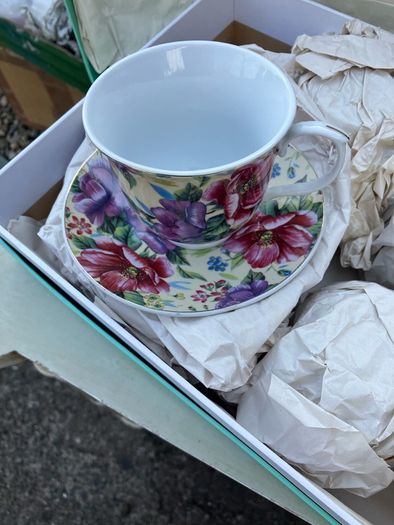 Cups and saucers