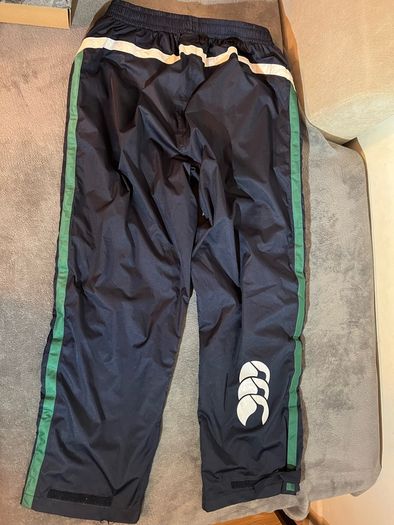Ireland rugby Canterbury waterproof Training pants Velcro XL