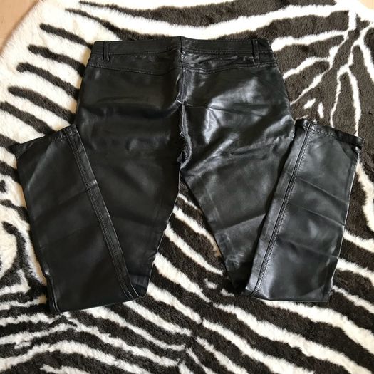 Sisley Faux Leather Trousers