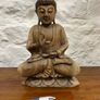 Vintage Carved Wooden Buddha. Image 2