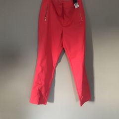 pink suit trousers