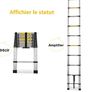 Telescop Ladder 3.2M Aluminum Telescopic Ladder Portable Home Ladder Adjustable Telescopic Straight Ladder Furniture Image 2