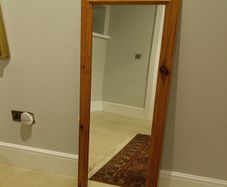 Pine mirror 40cm w x 128 h