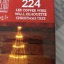 Christmas tree silhouette 224 led lignts Image 2