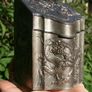 Vintage Chinese Decorative Box H-4" 3" x 3" Image 7