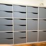 IKEA KALLAX Storage Unit with Grey Drawers & Doors + FREE EXTRAS Image 6