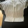 Brand new Michael Kors white silver sequin cold shoulder top size L UK16 EU44 Postage included Image 2