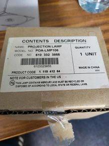Projection Lamp POA-LMP106