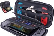 Hard Shell Carrying Case for Nintendo Switch/Switch OLED Water Resistant Protective Case with 20 Game Storage for Switch, Soft Lined Storage Bag for Nintendo Switch MULTIPLE COLOURS (FREE POSTAGE)