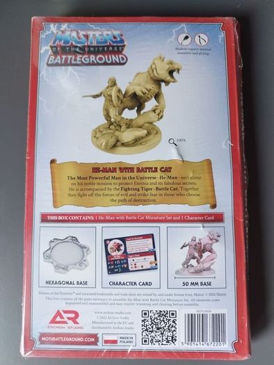 Masters of the Universe Battleground He-Man with Battle Cat