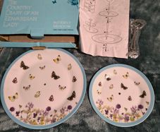china 2 tier cake stand