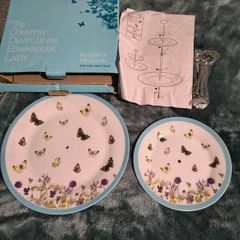 china 2 tier cake stand