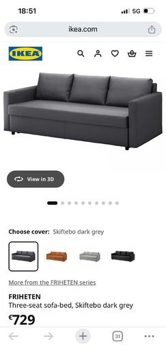 Sofa Bed From Ikea Friheten