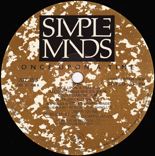 Simple Minds   Once Upon A Time