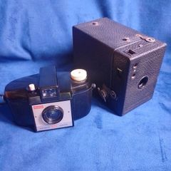 Pair of Kodak brownie vintage cameras