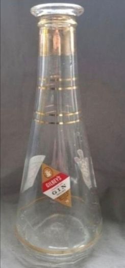 Pub memorabilia. Water carafe .hennessy ,smirnoff vodka, gilbeys gin .