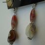 Handmade gemstone earrings, Agate earrings, Gemstone earrings Image 2