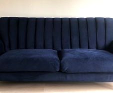 Navy Blue 3-Seater Sofa