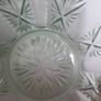 BOWL - Vintage - Green Glass - Dessert - Fruit Dish Image 5