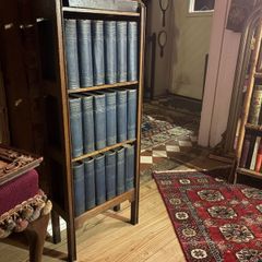1910 Oak Cased Works Of Charles Dickens
