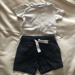 T-shirt and shorts 3-6 mnts
