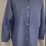 shirt bnwt new look blue & white striped shirt size 12 oversized rrp 39 euro Image 9