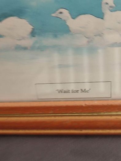 Lovely Framed Print Of Consort Pictures & Mirrors Imperial Collection Subject Wait For Me