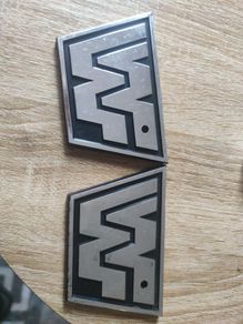 Two (2) Vintage Jakks Pacific WWE WWF Chrome Action Figure Stands