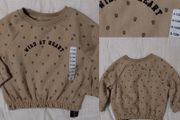 Fleece Lined Jumper,  New With Tags