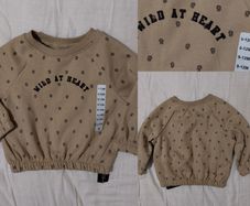 Fleece Lined Jumper,  New With Tags