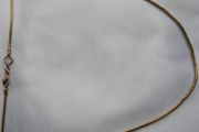 Vintage 9ct 375 YELLOW GOLD Snake Necklace CHAIN 17,2" necklace 9,4g Snake Necklace