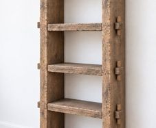 Handmade Rustic Wood 8ft Shelving Unit