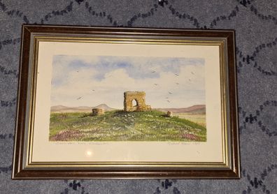 Michael Mann  Insch Artist Framed Watercolour