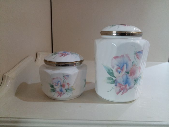 Aynsley "Little Sweetheart" Bone China Storage Jars