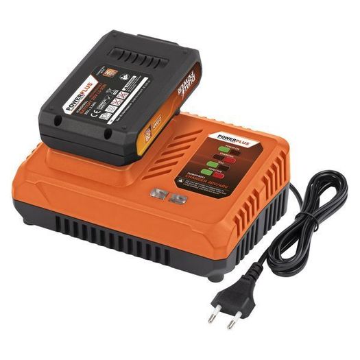Palm Sander Powerplus + Charger + Battery 20v 2.0ah Cordless Power Tool Woodworking